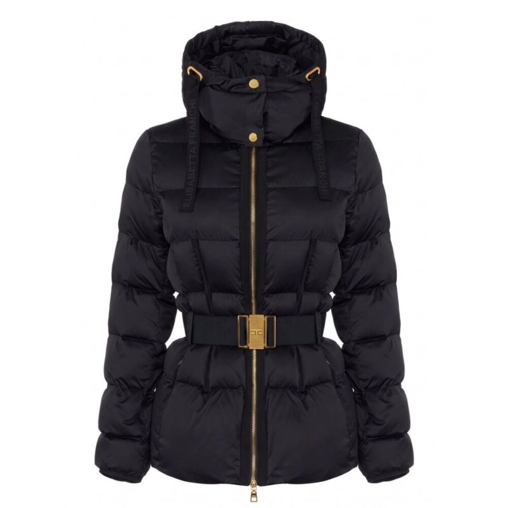 Elisabetta Franchi Women Down Jacket In Voile Fabric